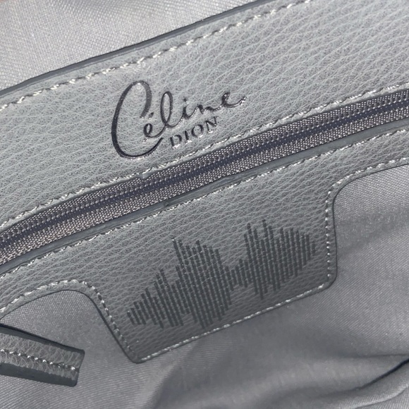 Women’s CELINE DION light‎ gray floral backpack - Picture 11 of 16